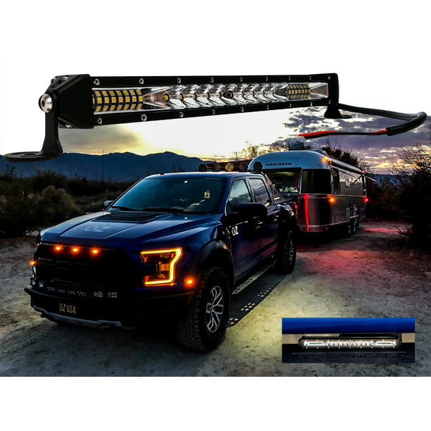 4X 5inch 24W LED Light Bar Pods Cube SPOT ATV Tractor 4X4WD OffRoad Driving Ford